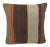 Turkish Striped Brown Kilim Pillow Cover For Sale