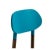 Turquoise Bokken Chairs in Beech Structure by Colé Italia, Set of 4 For Sale - Image 4 of 9