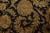 Agra Rug 8’11” X 12’1” Black Wool Traditional Hand-Knottd Oriental Carpet For Sale - Image 10 of 14
