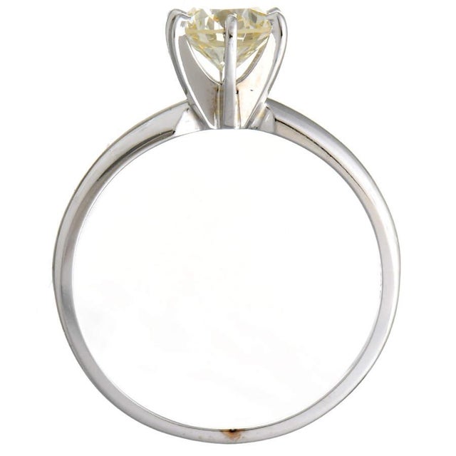 14KW Diamond(0.96) Solitaire Ring, size 7.25 For Sale - Image 10 of 10