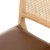 Mixed materials make the chair. Solid, sand-colored beech wood features a natural cane back for extra texture, while a...