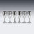 Vintage 20th Century English Silver Champagne Flutes, London, 1986, Set of 6 For Sale - Image 6 of 13