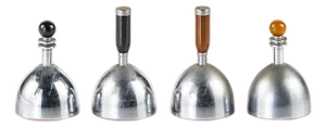 Antique Art Deco Dinner Table Bells by Ruth Gerth for Chase, Set of 4