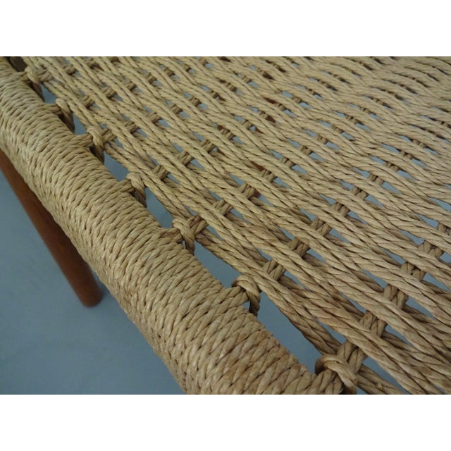 Teak & Papercord Dining Chairs by Poul M. Volther for Frem Røjle, Denmark, 1960s, Set of 4 For Sale - Image 14 of 18