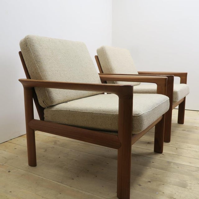 Teak Lounge Chairs from Komfort Møbler, Denmark, 1960, Set of 2 For Sale - Image 10 of 17