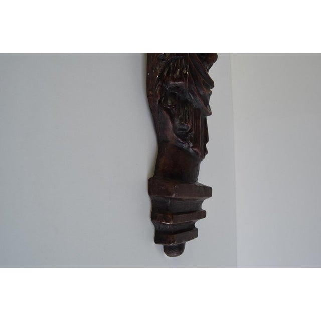 Wall Sculpture of the Madonna and Child, 1930s For Sale - Image 6 of 15