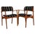 Black Vintage Chairs by Erik Buck, 1960s, Set of 2 For Sale - Image 8 of 8