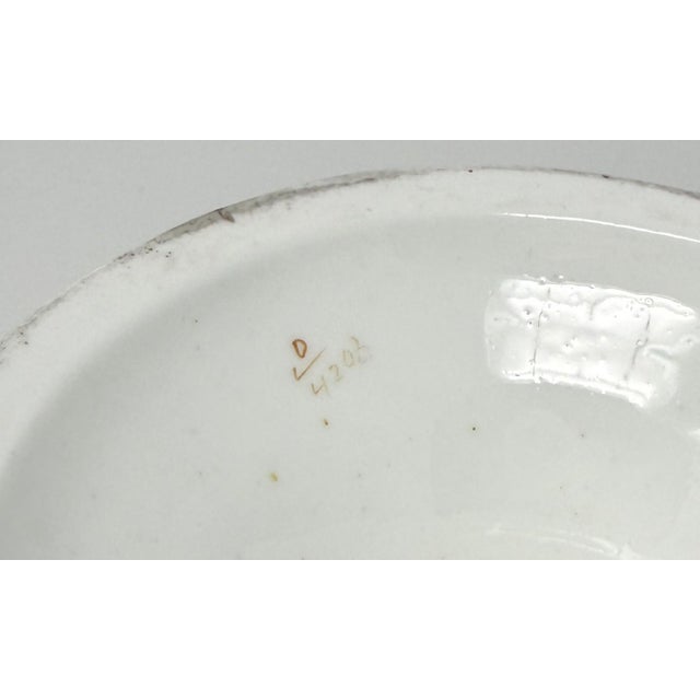 Copeland Mid-19th Century Copeland Hand-Painted Landscape Porcelain Tazza, Pattern D4203 For Sale - Image 4 of 10