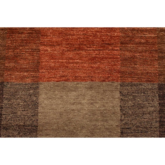 Gabbeh Runner 3’2” X 9’11” Multicolor Wool Contemporary Hand-Knotted Rug For Sale - Image 10 of 14