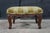 Antique Louis XV French Provincial Walnut Foot Stool Ottoman & Pillow Leopard For Sale - Image 11 of 17