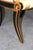 Gold Pair English Regency Thomas Hope Style Ebonized & Gilt Armchairs For Sale - Image 8 of 16