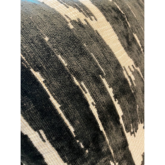 Abstract Schumacher Gibson Custom Pillow For Sale - Image 3 of 8