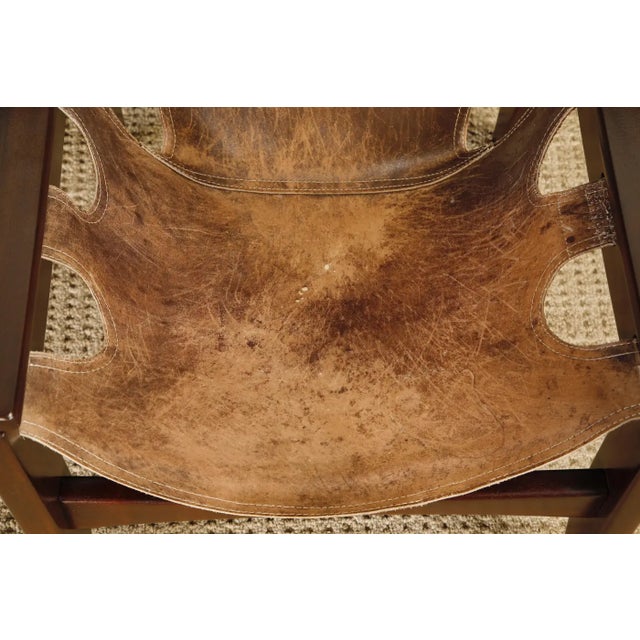 Sergio Rodrigues 'Kilin' Lounge Chairs in Rosewood & Leather, Oca, Brazil 1970s For Sale - Image 15 of 18