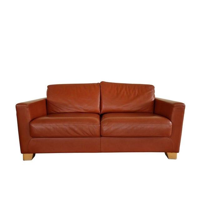 Animal Skin Art Deco Leather Sofa For Sale - Image 7 of 7