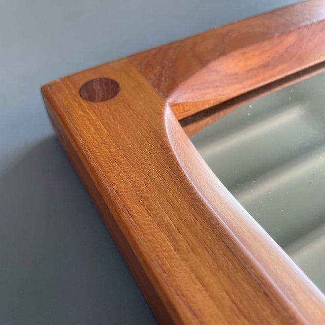 Aksel Kjersgaard Teak Mirror by Aksel Kjersgaard, Denmark, 1960s For Sale - Image 4 of 13
