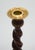 Brown Early Victorian English Oak Barley Twist Candleholders, Set of 2 For Sale - Image 8 of 12