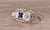 The Kangaroo Island: Antique Platinum Filigree Ring set with Sapphire and Diamonds For Sale - Image 4 of 10