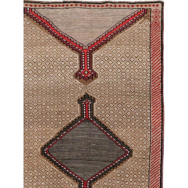Rustic Galerie Shabab Collection Mid-20th Century Turkish Anatolian Wide Gallery Runner For Sale - Image 3 of 10