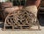 Mid 20th Century Vintage Old Cast Iron Indian Arched Transom For Sale - Image 5 of 5