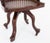 Victorian mahogany desk chair This rather unusual desk chair is braised upon shaped legs with fitted castors Circa 1880...