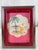 Mid 20th Century Vintage Tropical Burlap Folk Art Gallery Wall, Set of Six Framed Hand-Painted Village Scenes For Sale - Image 5 of 12
