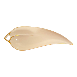 Vintage Pickard China Gold Accent 430 Leaf-Shaped Serving Dish | Art Deco Elegance