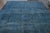 Textile 1970s Vintage Persian Handmade Wool Cotton Blue Area Rug For Sale - Image 7 of 11