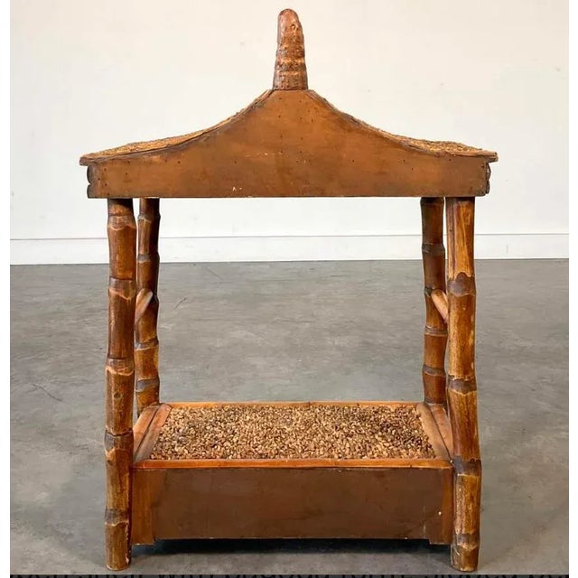 Vintage Duquette Style Rattan Pagoda Hanging Shelf For Sale In Savannah - Image 6 of 9