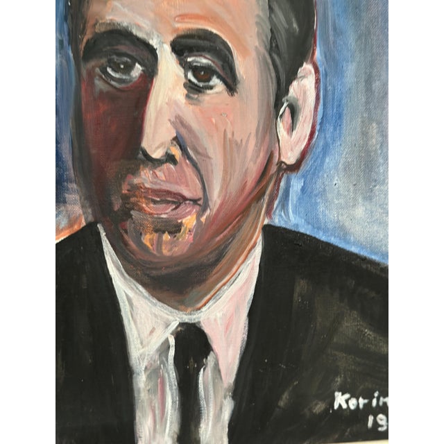 Karin Larsson, Portrait, 1971, Oil on Canvas, Framed For Sale - Image 9 of 18