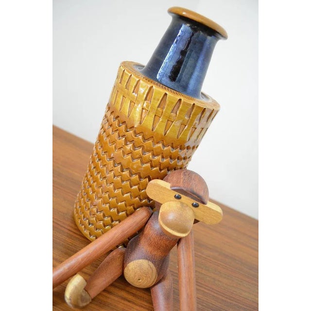 Italian Ceramic Vase by Aldo Londi for Bitossi, 1970s For Sale - Image 3 of 8