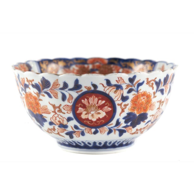 Ceramic Antique Japanese Imari Bowl, 1900 For Sale - Image 7 of 7