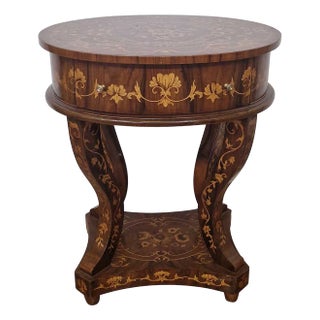 Baroque Coffee Table with One Drawer For Sale