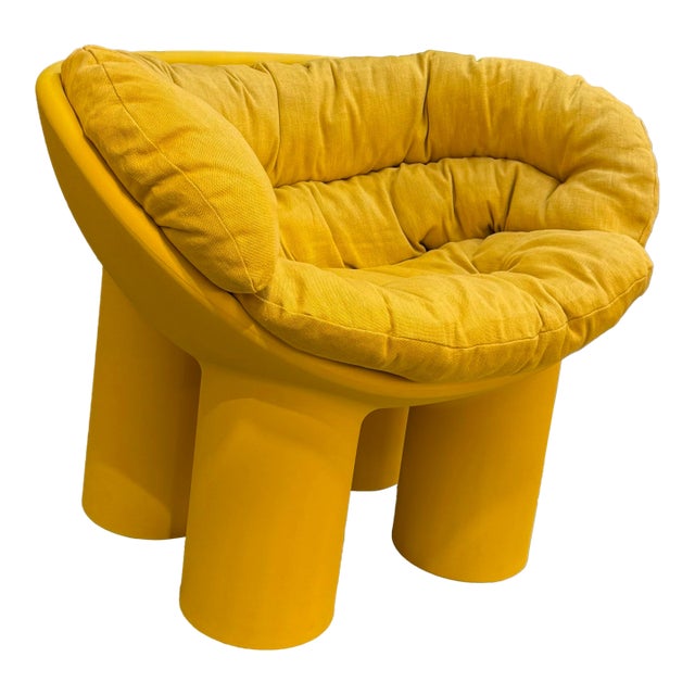Faye Toogood for Driade Roly Poly Ochre Armchair For Sale