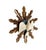 Add a playful touch and elegance to your space with this hand-carved Vintage South American Dove Sunburst Wall Decor. This...