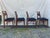 Mid 20th Century Set of 4 Attributed to Merton Gershun for American of Martinsville "Accord" Walnut & Cane Dining Chairs For Sale - Image 5 of 11