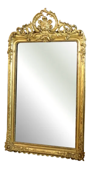 Gilded Mirror, 19th Century