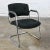 Vintage Modern Black & Chrome Cantilever Chair by United Chair Co Style of Steelcase For Sale - Image 13 of 13