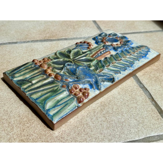 Ceramic Relief Wall Panel by Marianne Starck for Michael Andersen, Denmark, 1960s For Sale - Image 11 of 13