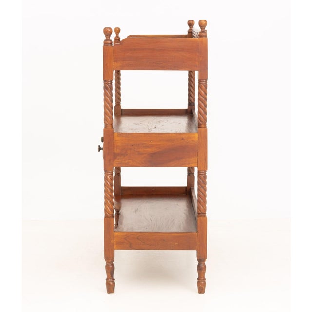 Victorian Mahogany Rectangular Dumb Waiter For Sale In New York - Image 6 of 8