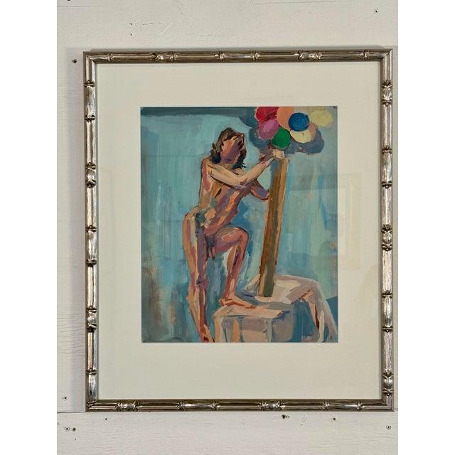 Discovered during our recent time in Paris, this nude study in vibrant coloring is one of our favorite paintings we've...