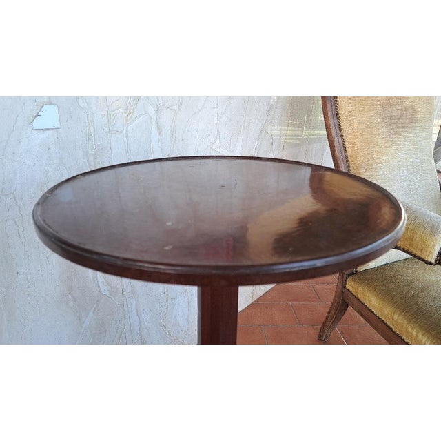 Empire Style Coffee Table in Mahogany For Sale - Image 4 of 8