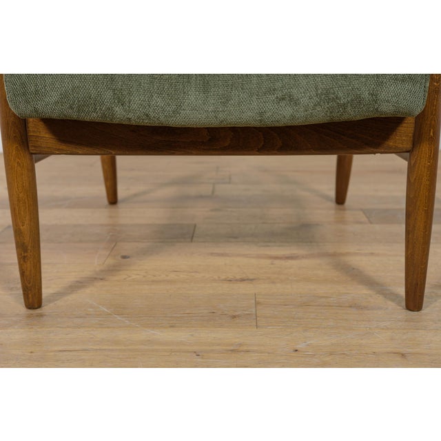 Mid-Century Modern GFM-64 Armchair by Edmund Homa for Gościcińskie Furniture Factory, 1960s For Sale - Image 15 of 17