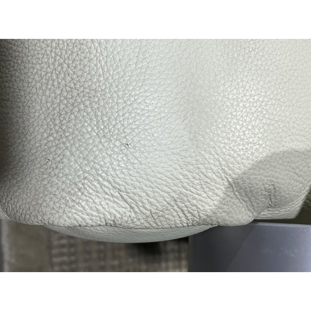 1970s Lafer Kiri Recliner. White Leather For Sale - Image 11 of 14