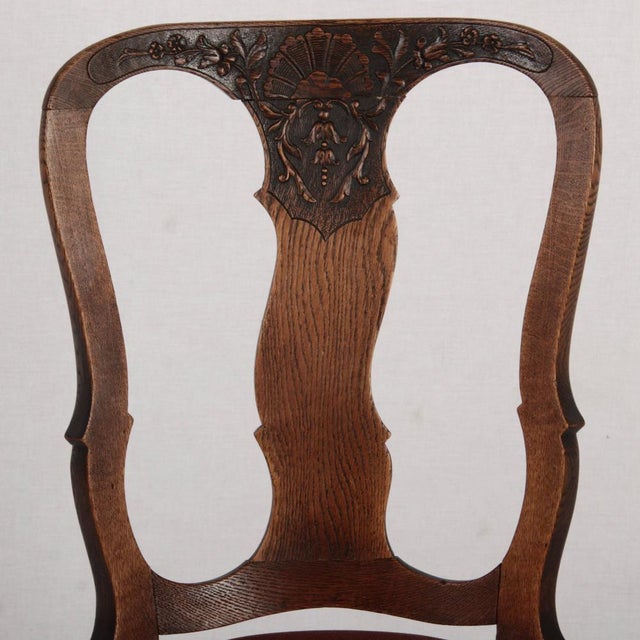 Brown Antique Chairs, 1860, Set of 2 For Sale - Image 8 of 14