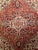 Vintage Heriz Rug, Hand-Knotted Wool, Geometric Medallion Pattern, Red & Navy, 9x11 For Sale - Image 12 of 17