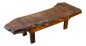 Vintage Primitive Live Edge Bench Rustic