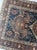 Chocolate 1920's Ancient Nomadic Northwest Persian Karaja Indigo, Clay & Forest Green Runner Rug 3.2 X 13.5 For Sale - Image 8 of 12