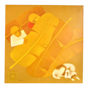 Modernist Painting by Vietnamese Artist Duc Nghia Phan