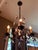 French Antique Louis XV Style Four Arm Chandelier With Amethyst Color Grape Clusters For Sale - Image 3 of 12