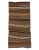 Textile Vintage Brown Wool Turkish Kilim Rug- 5′4″ × 10′4″ For Sale - Image 7 of 7